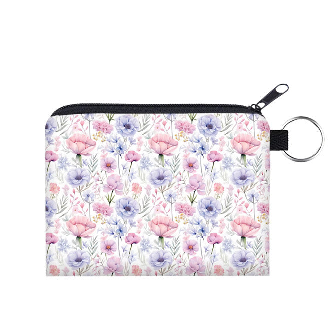Mini Pouch - Floral Lavender Pink