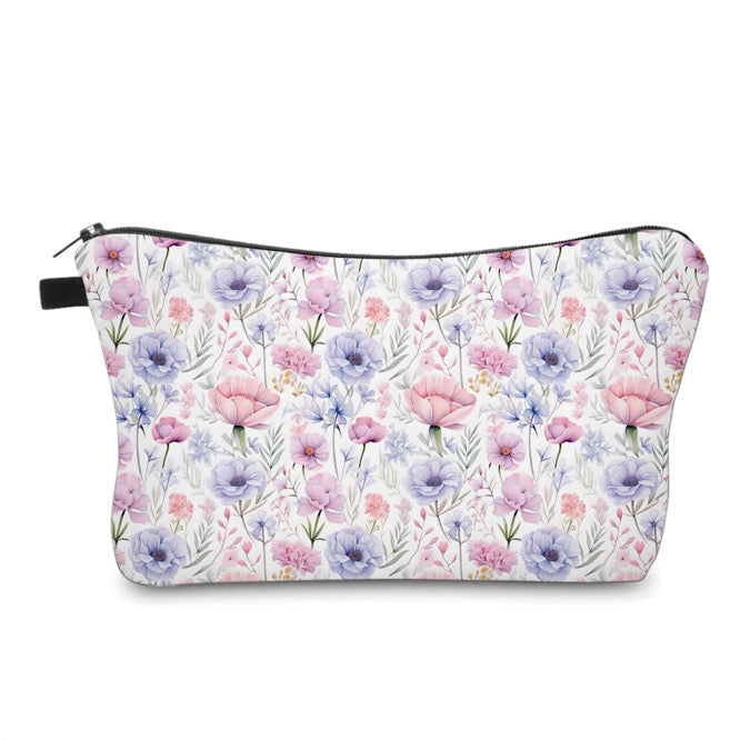 Pouch - Floral Lavender Pink