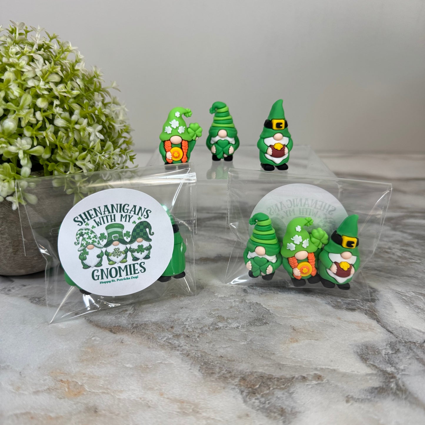 Gnome Figurines - St. Patrick’s Day Individual Assortment (3 pack)