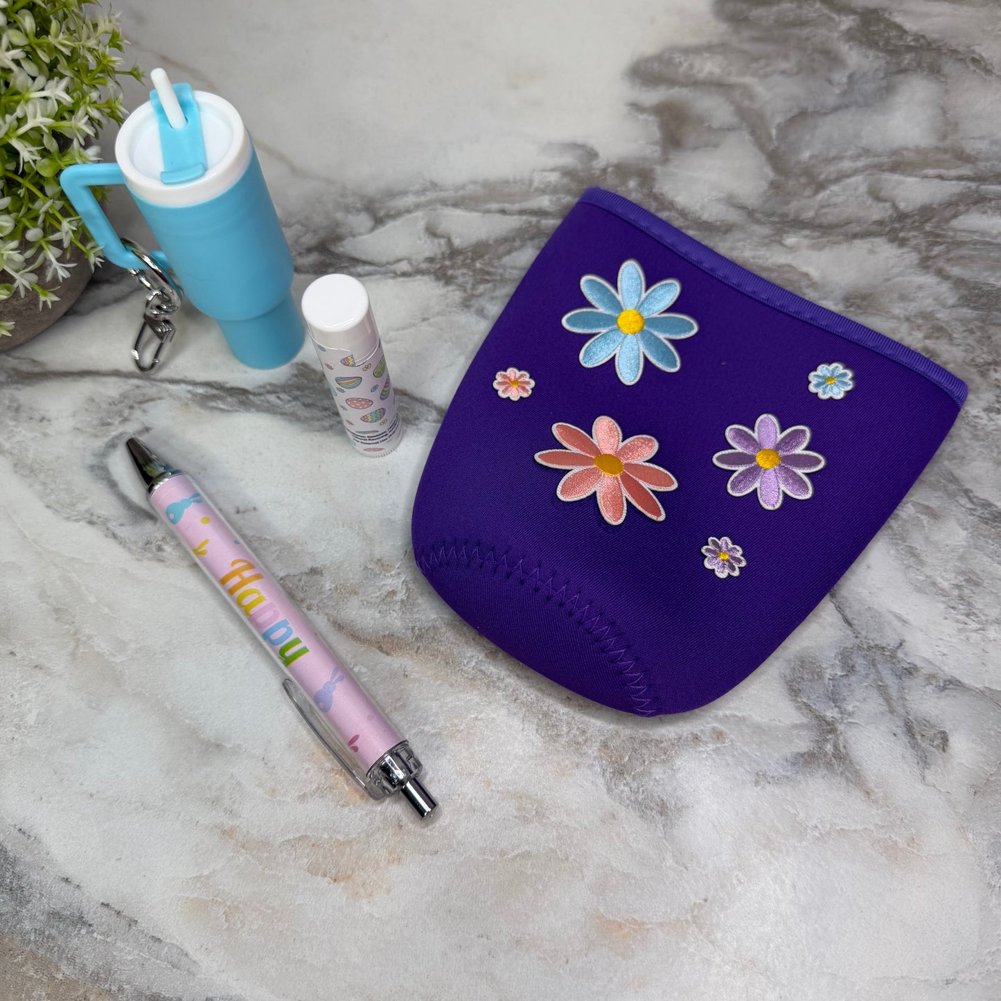 Bundled Set - Floral Patches Purple