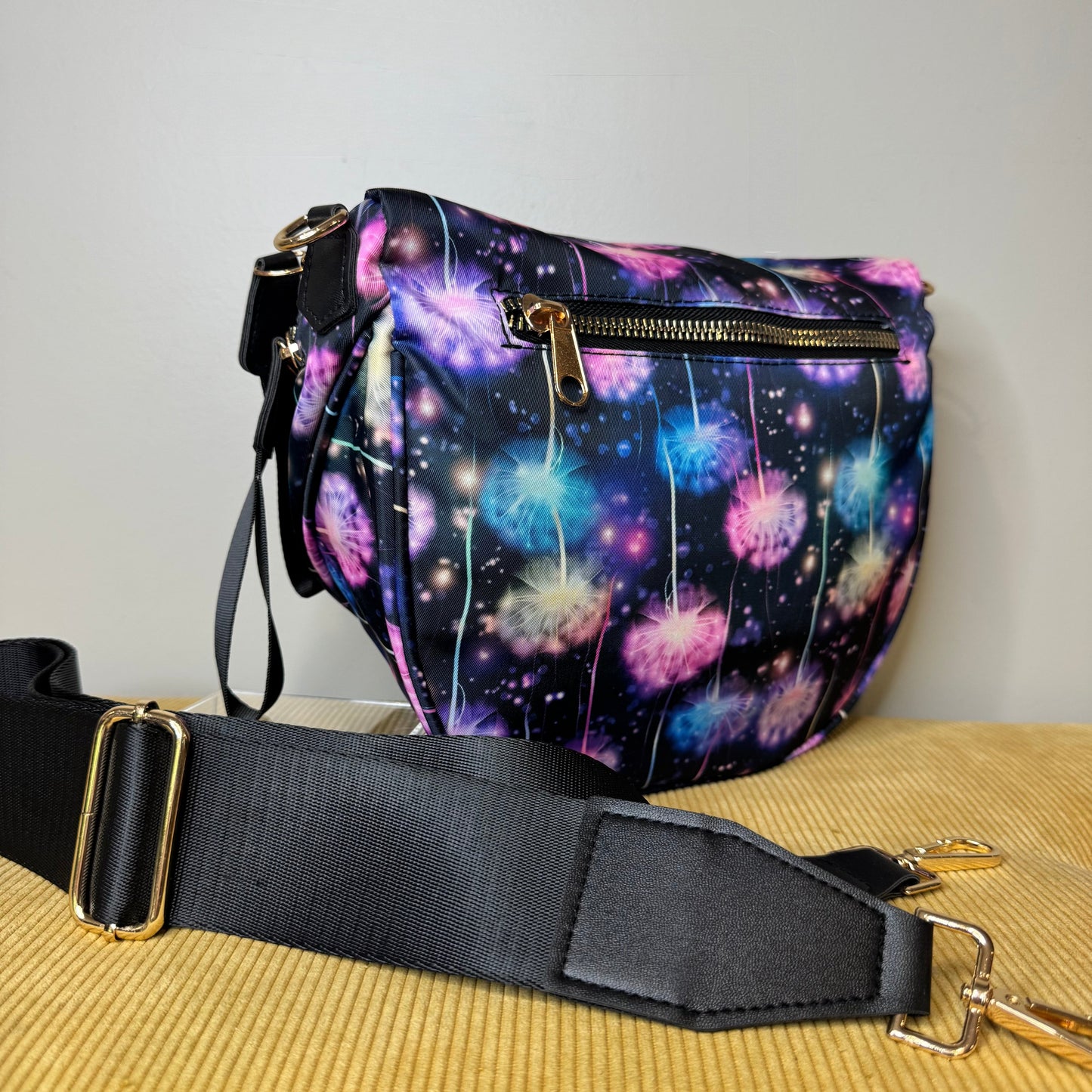 The Roni Nylon Crossbody - Rainbow Dandelion
