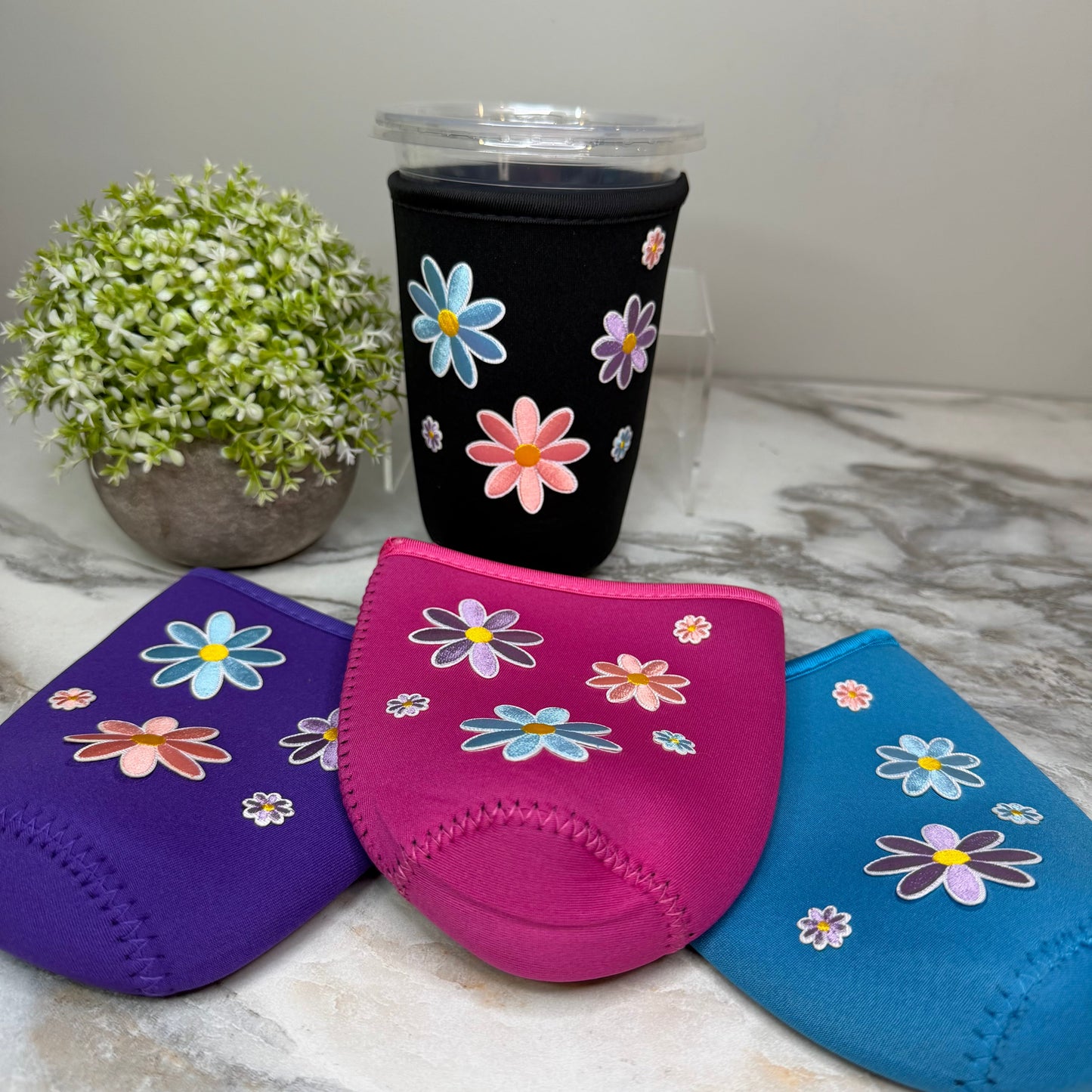 Bundled Set - Floral Patches Blue