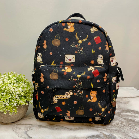 Mini Backpack - Magic Black Background