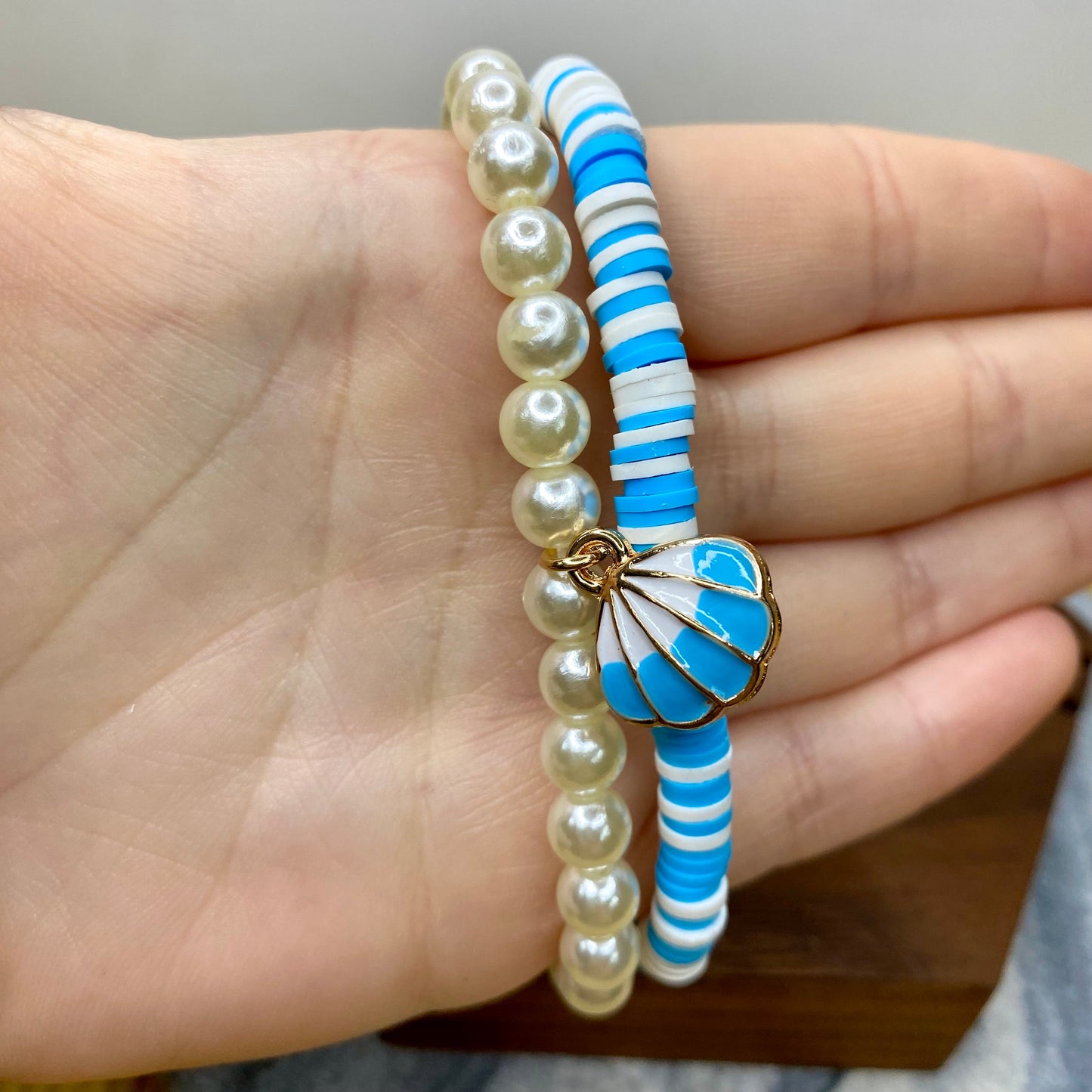 Bracelet - Whale Tail Set