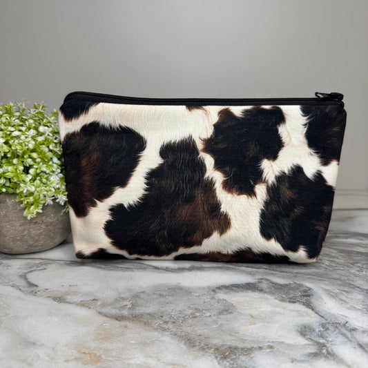 Pouch - Brown Realistic Cow