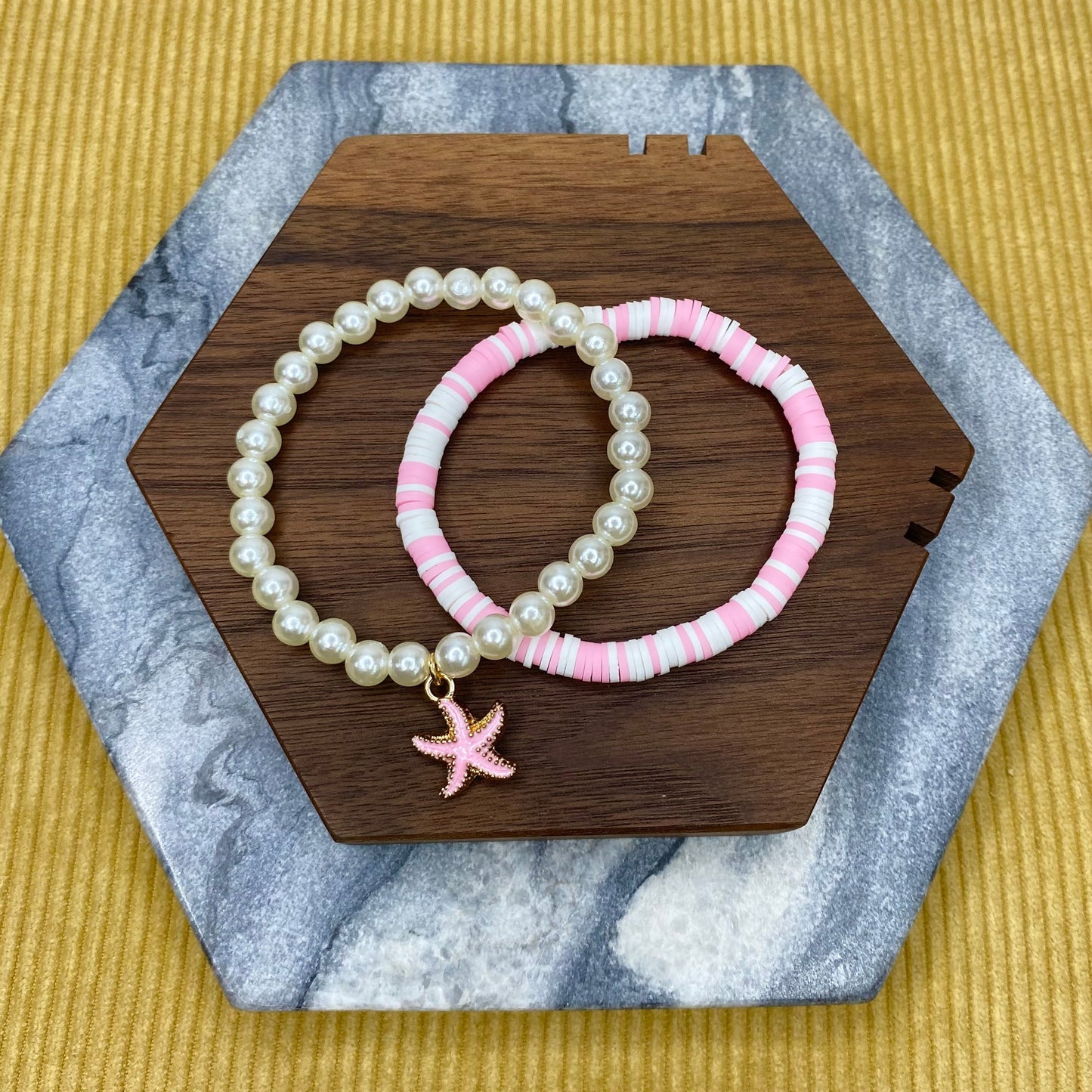 Bracelet - Whale Tail Set