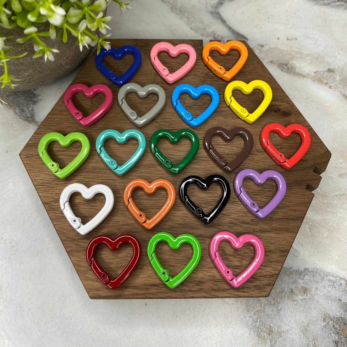 Keychain Ring Clasp - Heart