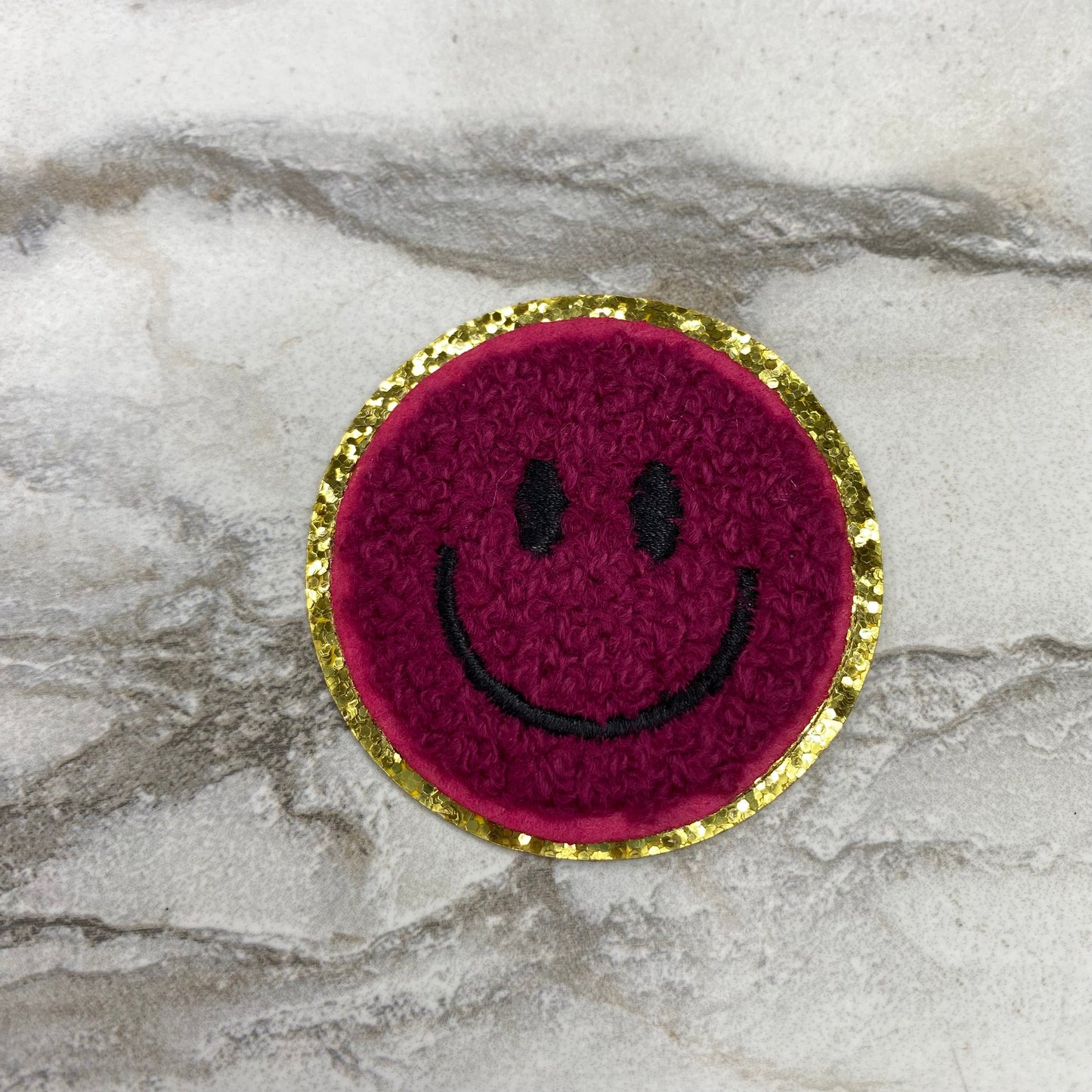 Chenille Patches - Smiley