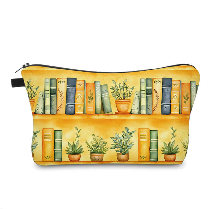 Pouch - Book Bookshelf Yellow