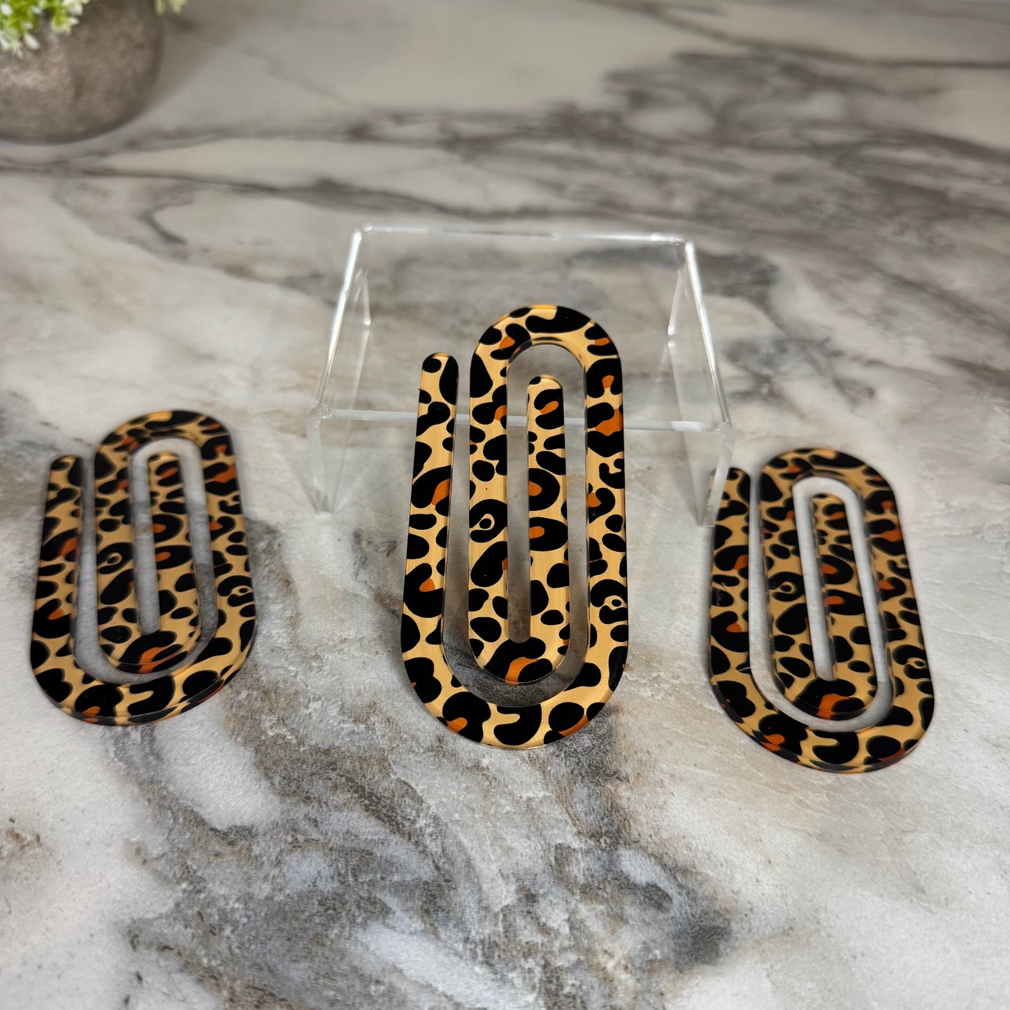 Jumbo Paperclip - Animal Print