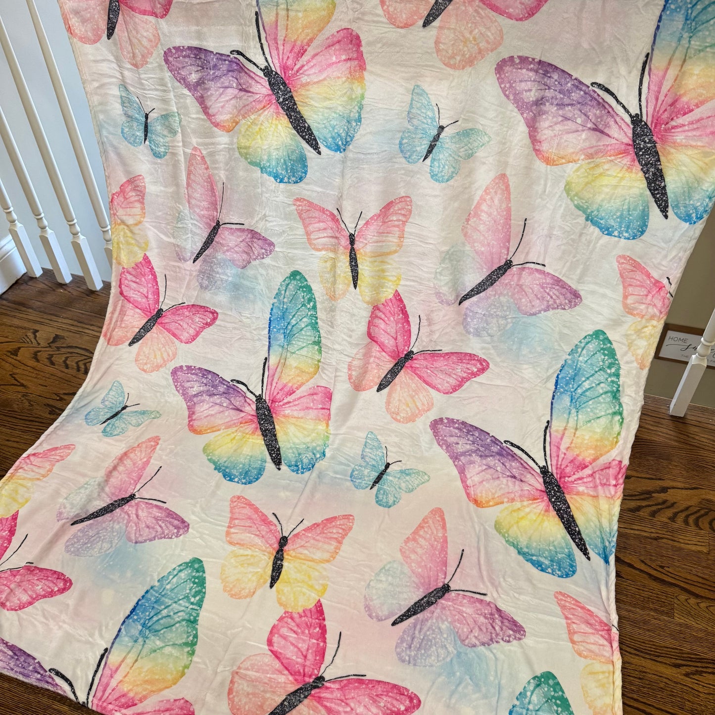 Blanket - Pastel Butterfly