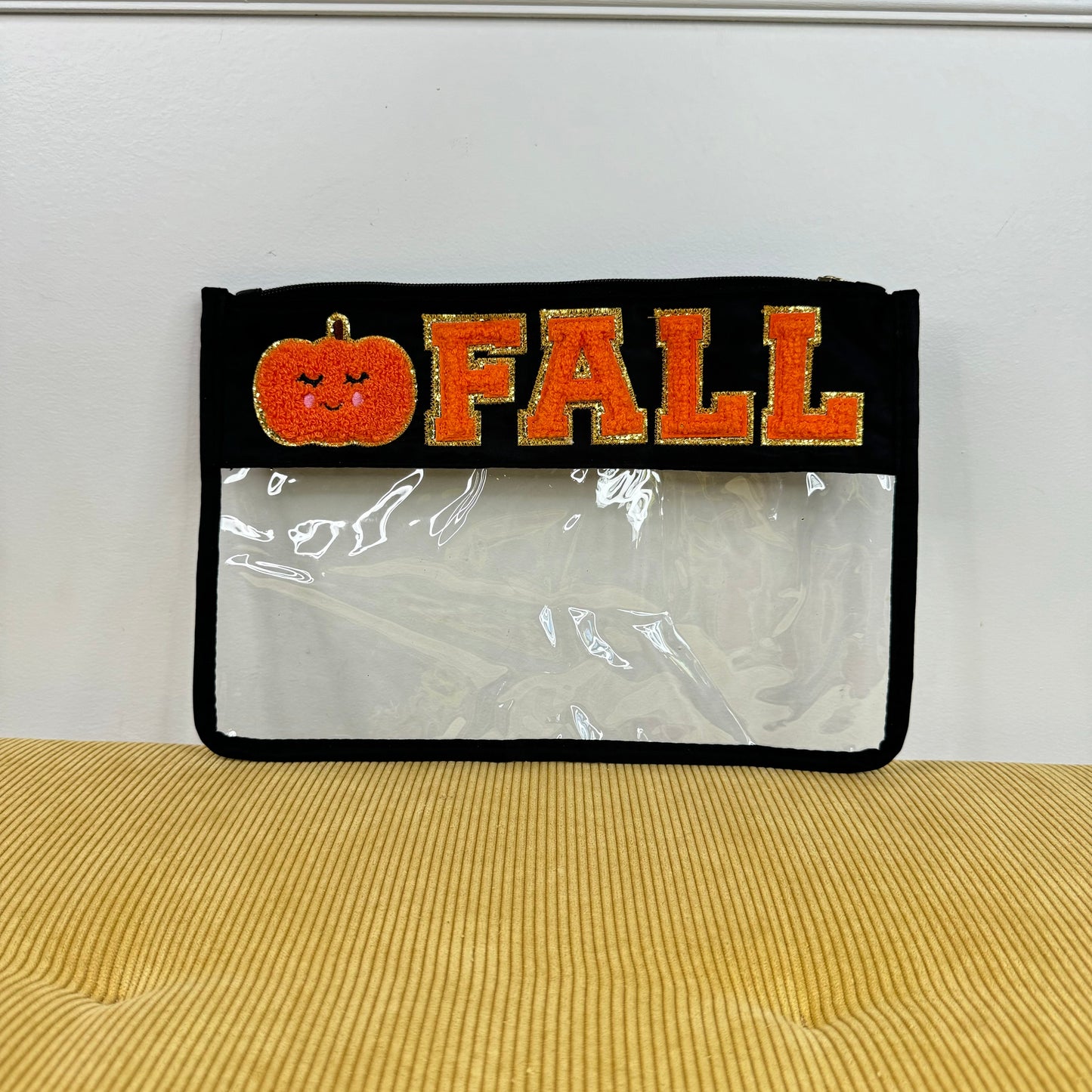 Pouch - XL Clear Zip - Fall