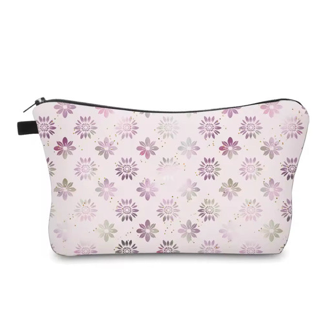 Pouch - Floral Purple Gold