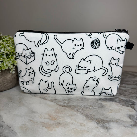 Pouch - Cat Outline