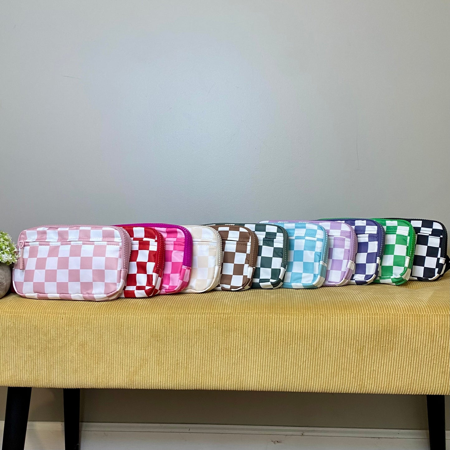 Remi - Nylon Crossbody Checkered