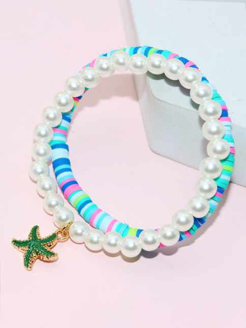 Bracelet - Whale Tail Set