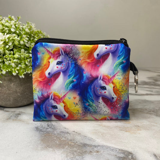 Mini Pouch - Rainbow Unicorn
