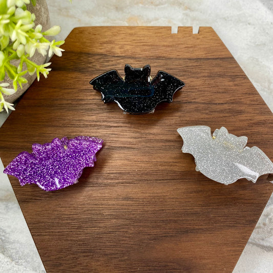 Hair Clip - Halloween Bats