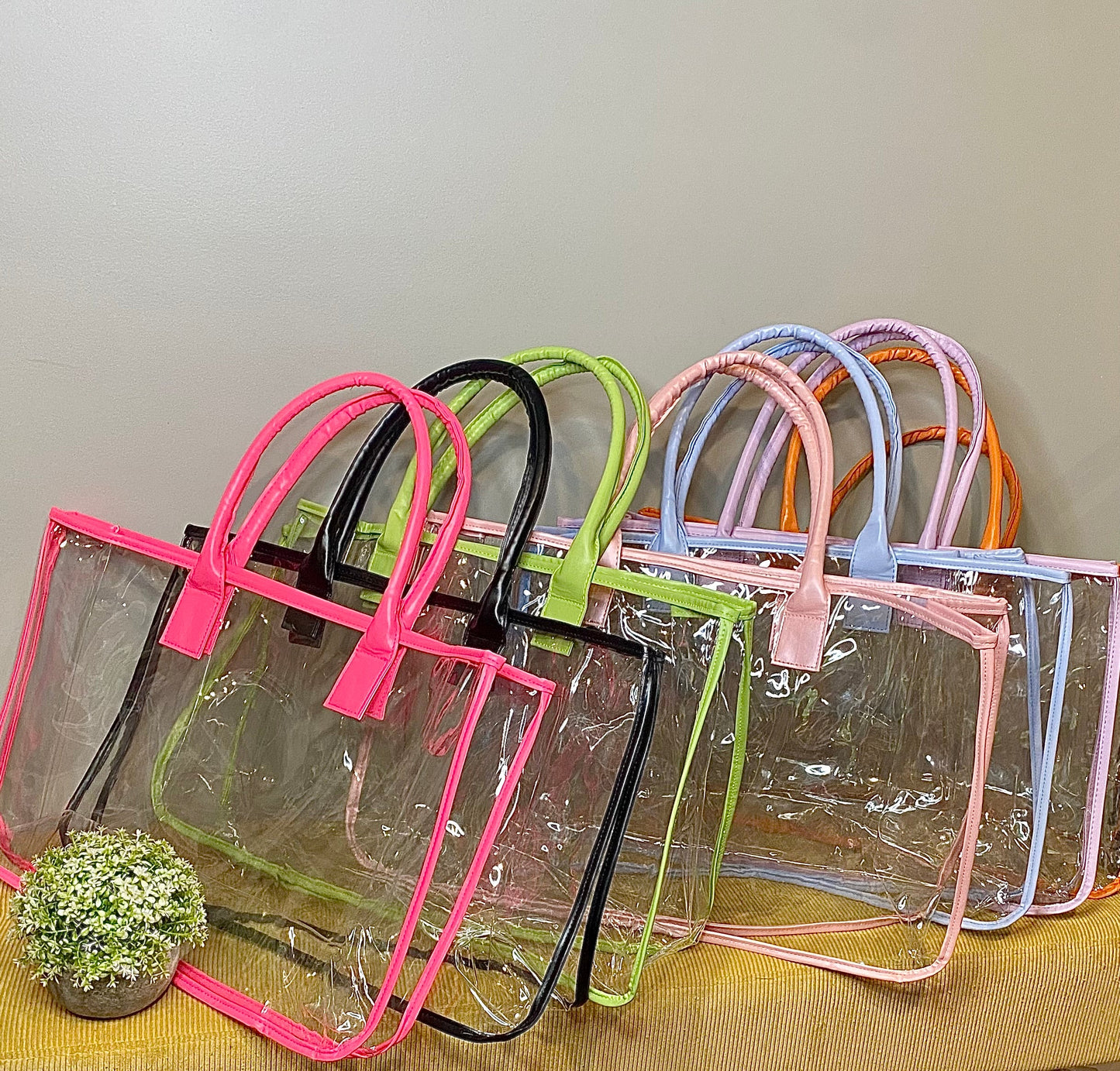 Tote Bag Clear - Color Trim