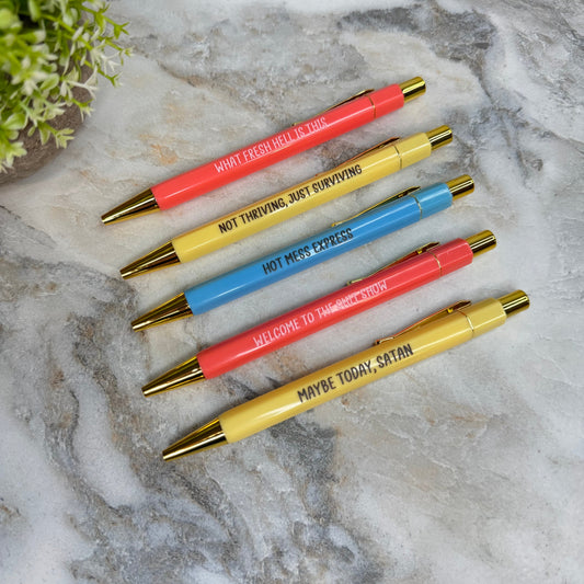 Pen - Adult, Shit Show Set