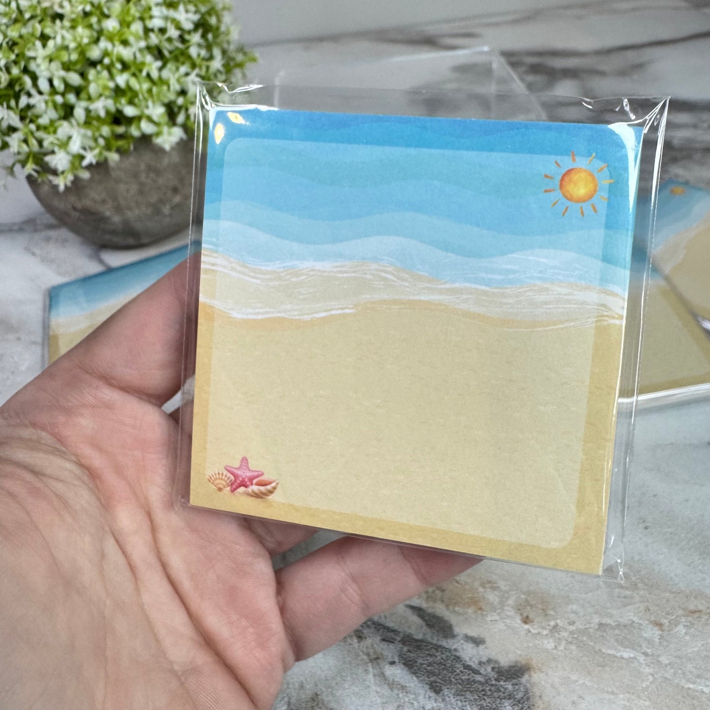 The Sticky Note Collection - Beach Sand Summer Seashell Sun