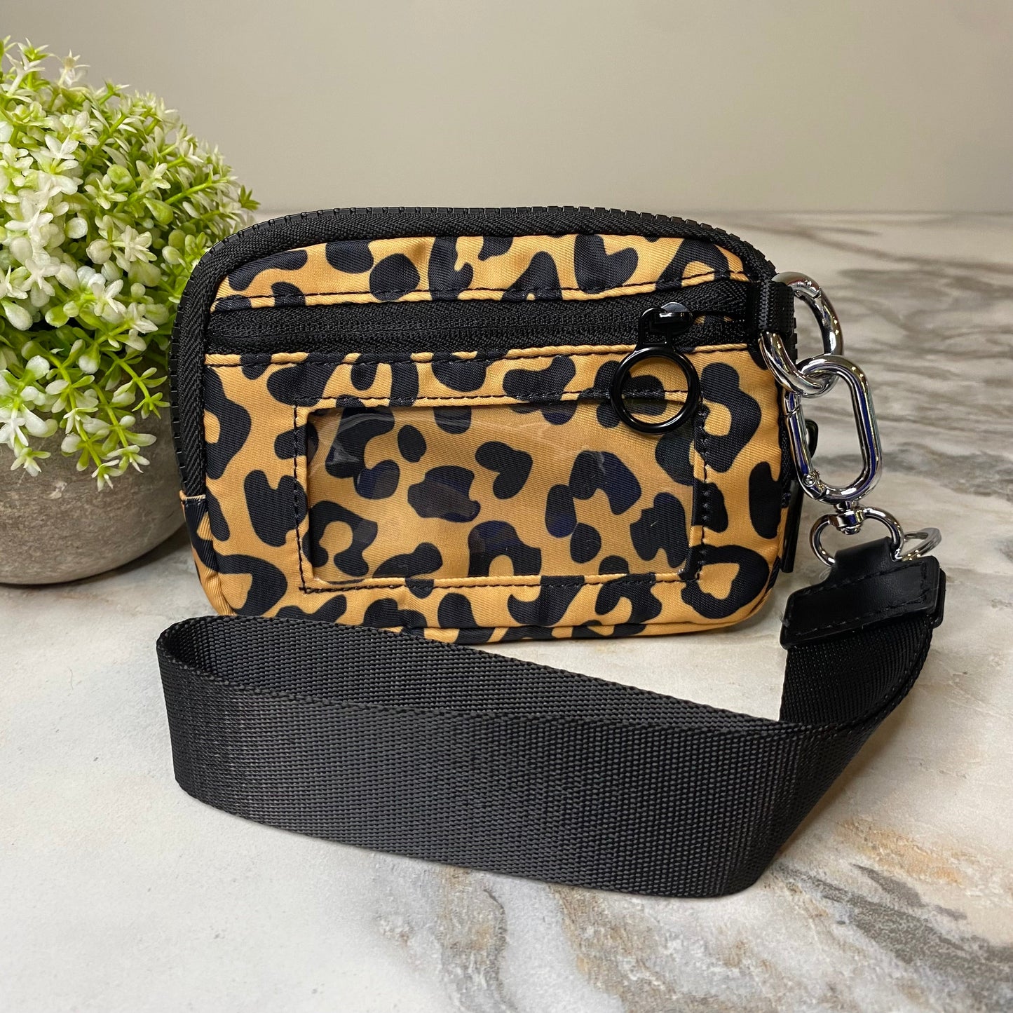 Rue - Nylon Wristlet Wallet - Animal Print