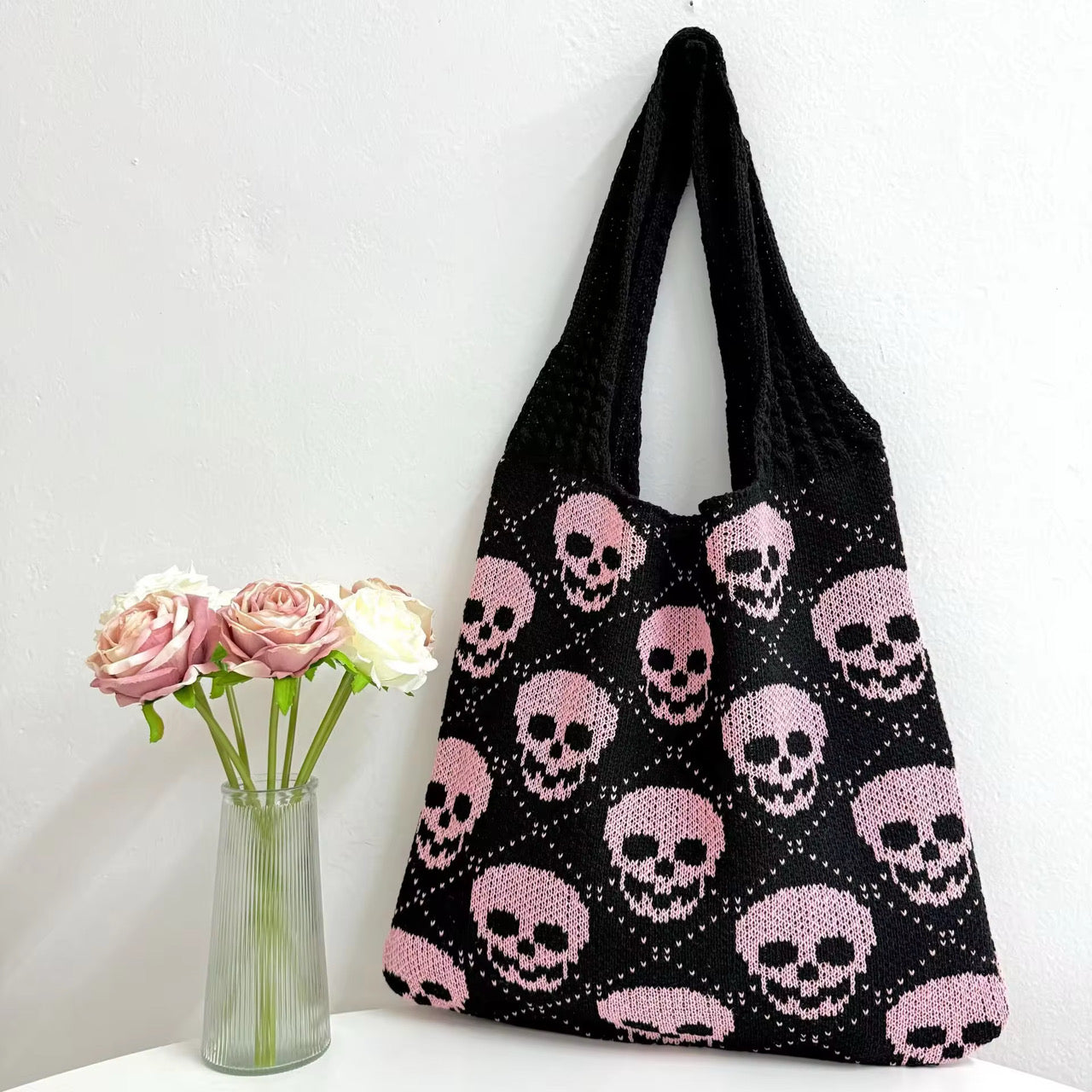 Tote Bag - Knit Sweater - Skull - PREORDER