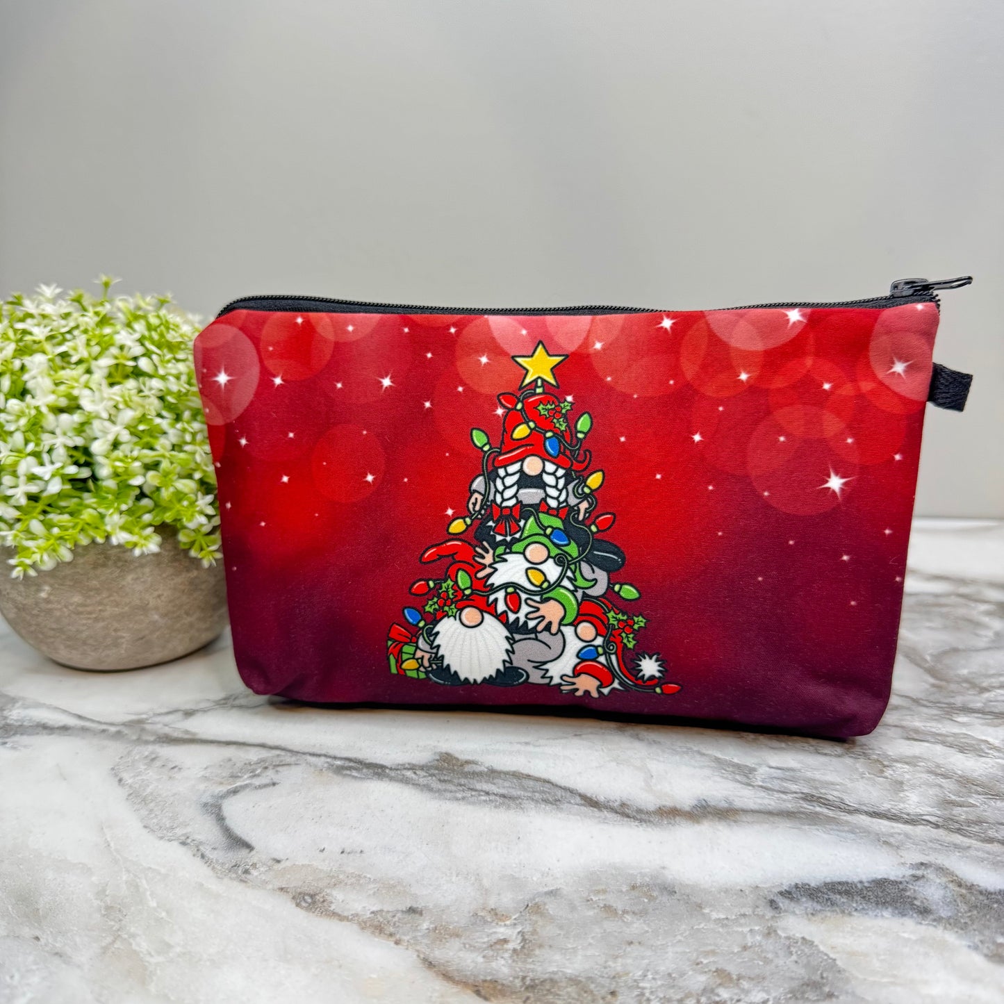 Pouch - Christmas - Gnome Tree - PREORDER