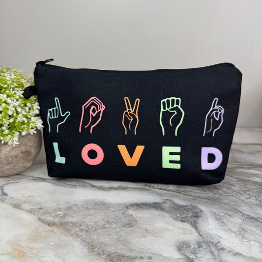 Pouch - Loved ASL