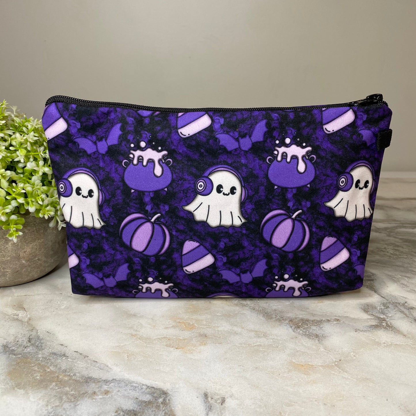 Pouch - Halloween Fall - Ghosts Purple Halloween