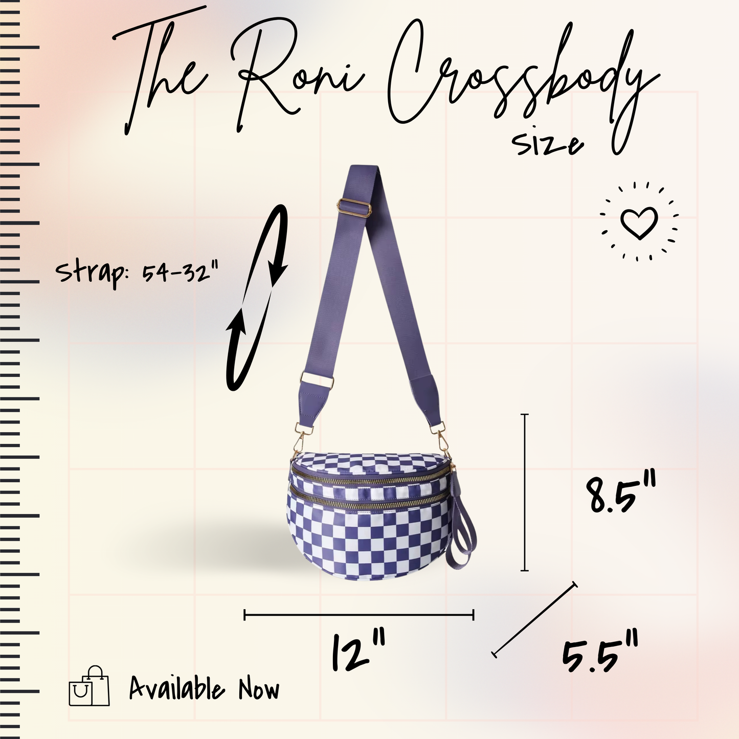 The Roni Nylon Crossbody - Cow - PREORDER