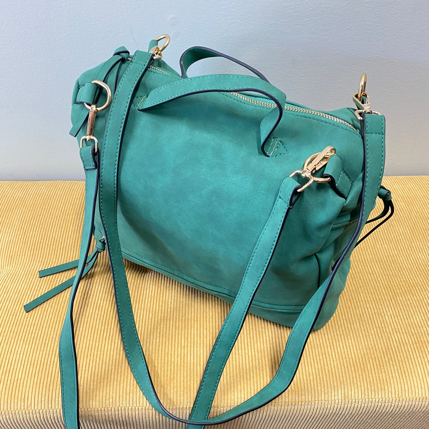 Quinn - Suede Handbag