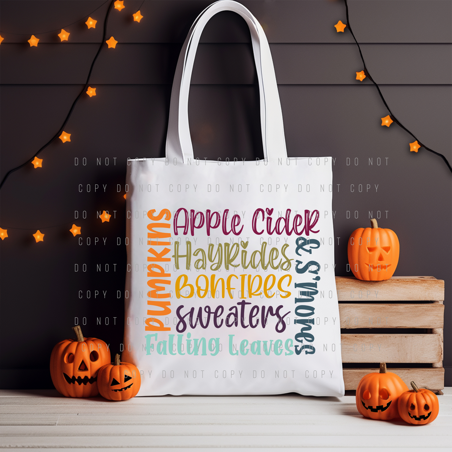 Tote Bag - Fall & Halloween - PREORDER