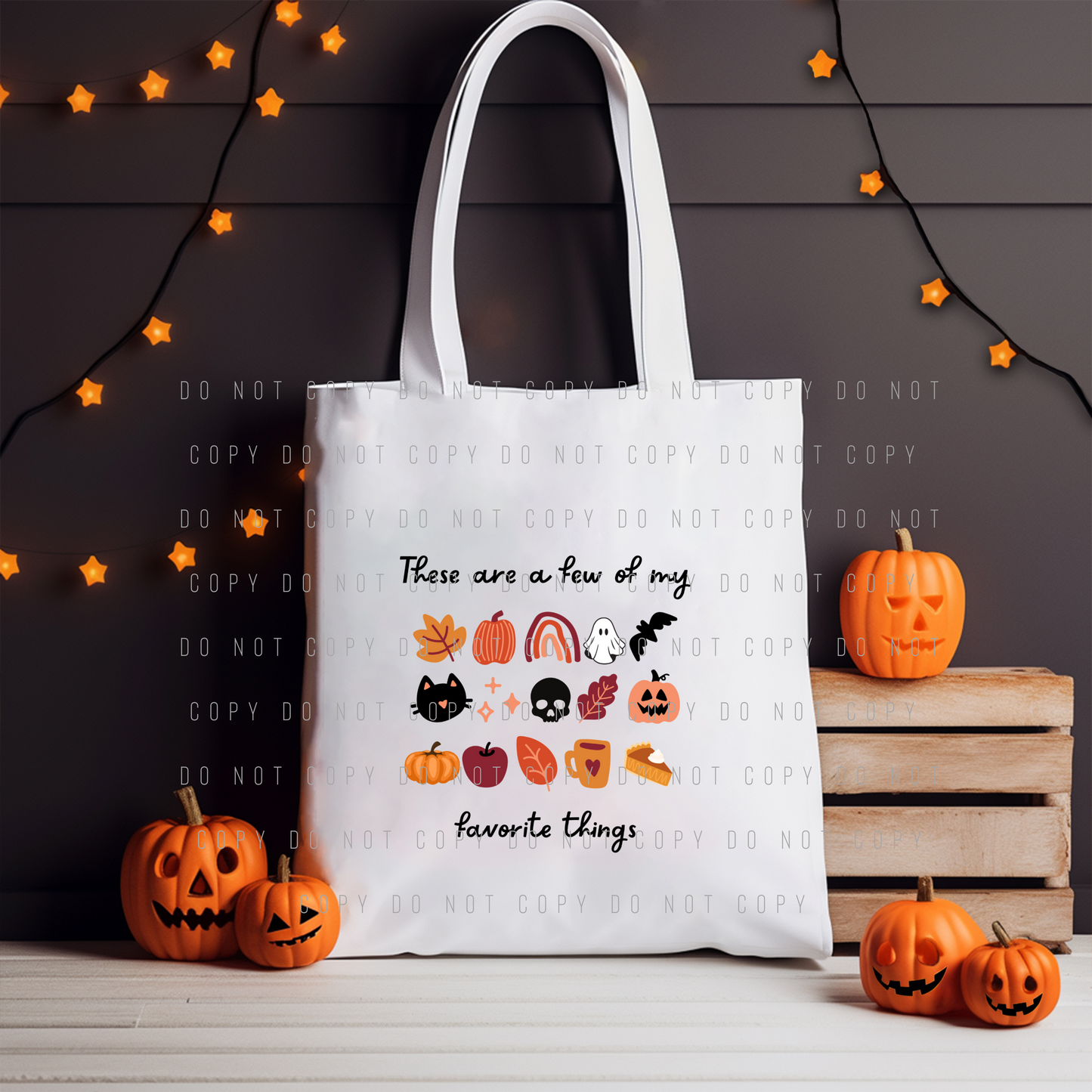 Tote Bag - Fall & Halloween - PREORDER